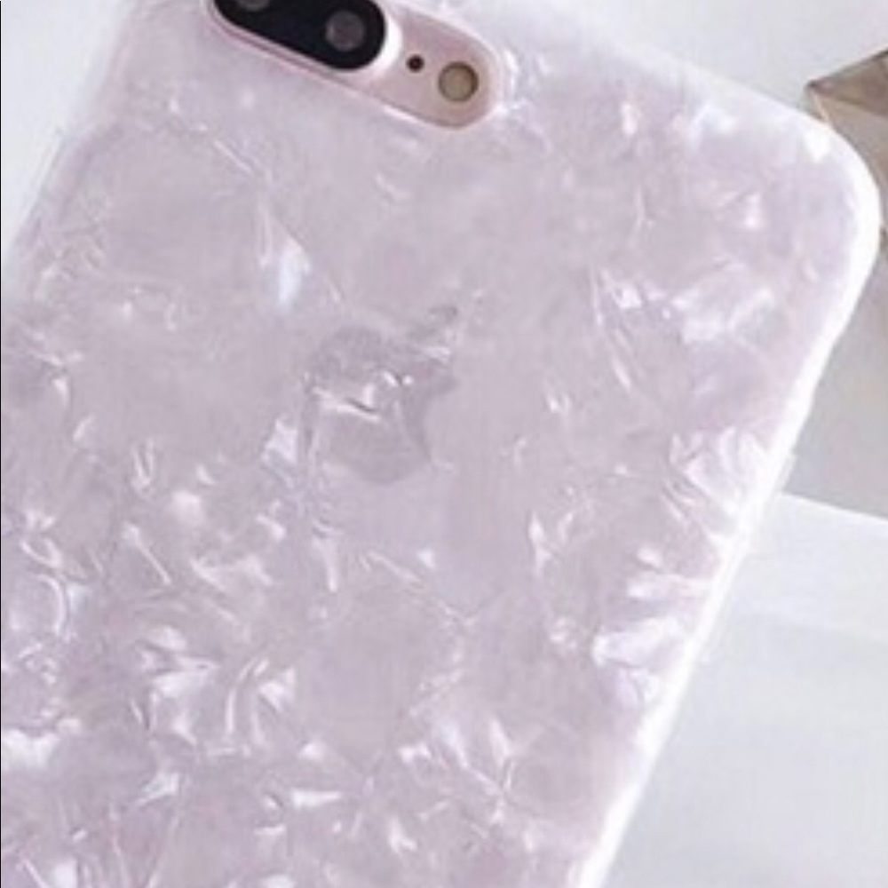 iPhone 8 pink conch phone case